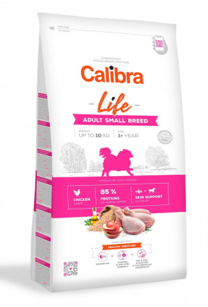 Calibra Dog Life ADULT SMALL Chicken - sausā barība suņiem 1.5kg